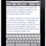 SpeechPrompter iPad App