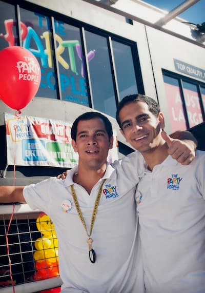 Peter Salakas (left) and Dean Salakas (right)