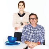 Dinosaur Designs founders, Louise Olsen and Stephen Ormandy