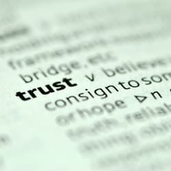 "Trust" definition in dictionary