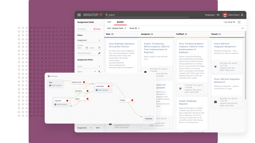 CMS, Content and Project Management SOftware - Brightspot